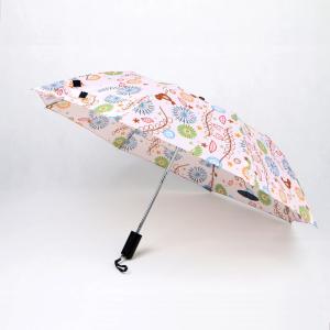 Quality Automatic Women'S Two Fold Umbrella 190T Ployester Ladies Telescopic Umbrellas wholesale