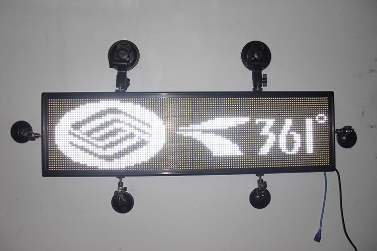 customized size pannello panel sign led scrolling message  illuminated sign for car