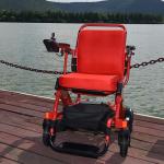 ISO13485 300W Aluminum Disabled Electric Wheelchair