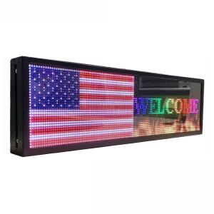 Quality P5 Programmable Scrolling LED Window Display Signs 40*8 Inch Indoor wholesale
