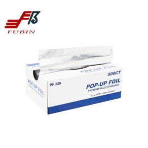 Quality 9''*10.75'' Household Pop Up Aluminum Foil Sheets Soft Temper wholesale