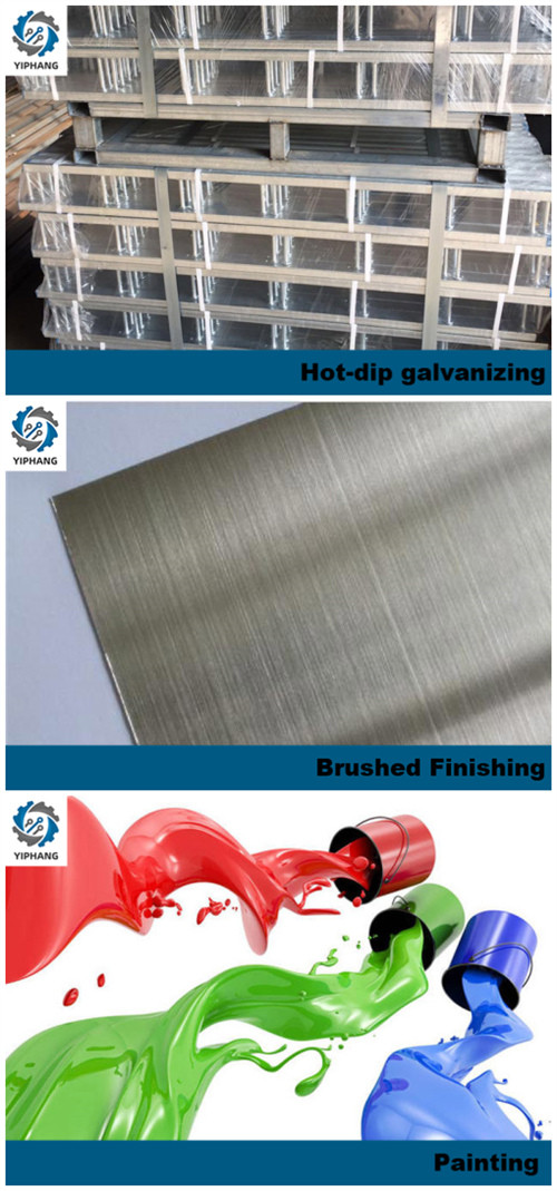 SPCC Port Plate Brackets Custom Sheet Metal Parts Sheet Metal Punching Services 1.5mm