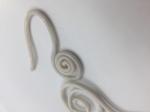 Dental Flex Bend Saliva Ejector Tips White Tongue Holder With 5 Suction Holes