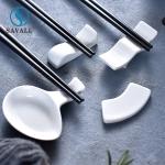 Pure White Savall Ceramic Chopstick Rests Tableware Accessories