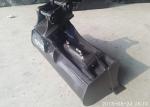 108 Kg Excavator Tilt Bucket , Power Tilt Quick Hitch 0.09 Cum Bucket Capacity