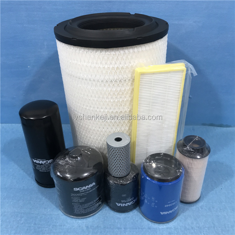 SC Oil Heavy Truck Filter 2022275 1742032 ISO9001 Certificate