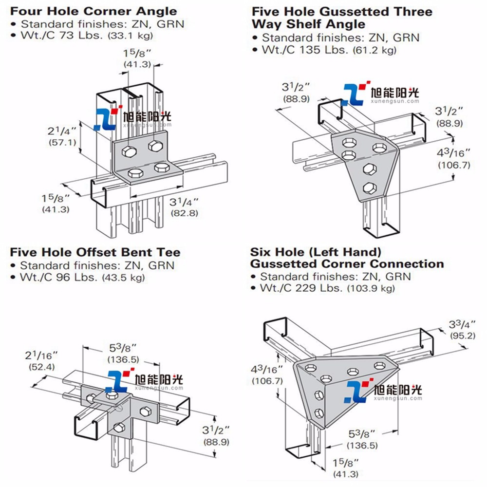 Carbon Steel Corner Brace Bracket for Furniture Table Leg Joist Connecting Support