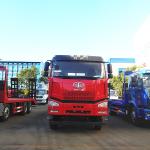 CA3310P1K2L3T4BE5A80 FAW 8x4 Flatbed Special Purpose Truck With Euro 3 Emission