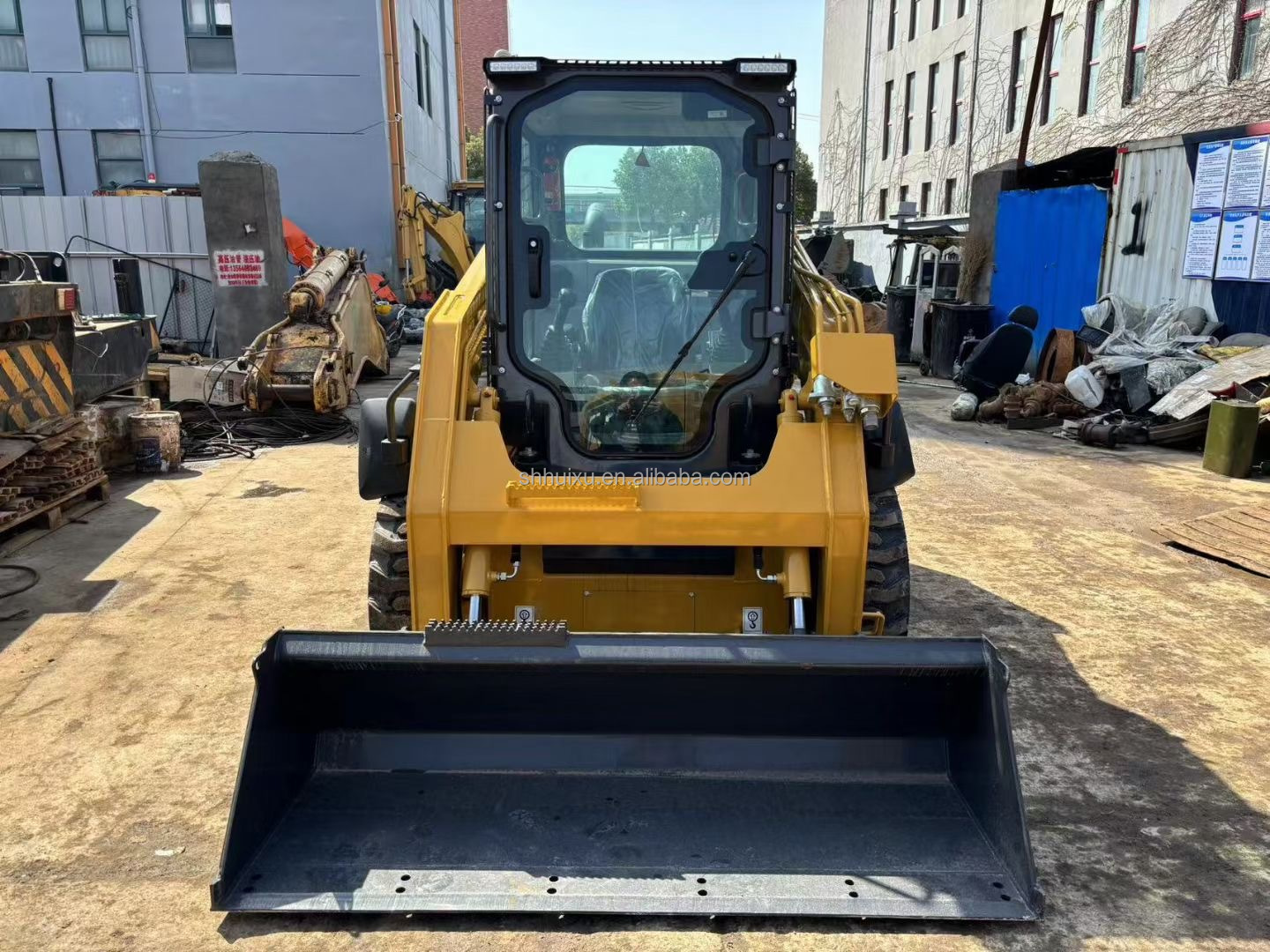 3 Ton Used Cat Excavator Caterpillar Skid Steer Loader CAT246D3