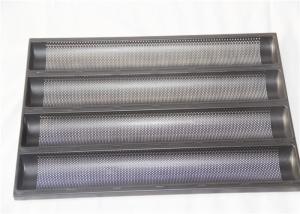Quality MAXXI Aluminium Steel 1.2mm Perforated Baguette Pan wholesale