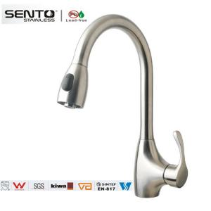 Quality Home used stainless steel single lever pull out basin tap wholesale