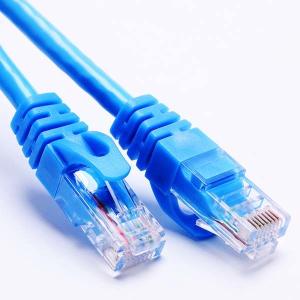 Quality Anti Jamming 100MB Round Network Jumper Cable CAT5E Aluminum Foil Braided wholesale