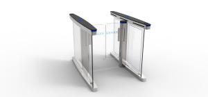 Quality Hotel Swing Turnstile Gate DC Brushless Servo Motor Glass Turnstile Gate wholesale