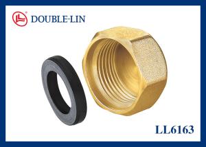 Quality Female X Female End Cap 1/2&quot; Brass Threaded Fittings wholesale