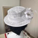 Millinery Supplies Sinamay Feather Fascinator Hat