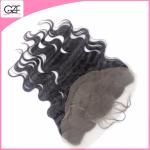 100% Virgin Human Hair Frontal Lace Closure with Baby Hair 13x4 Peruvian Virgin