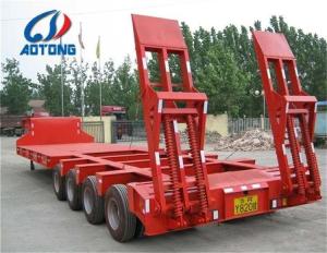 Quality 100-120tons 3 Lines 6 Axles Low Bed Semi Truck Trailer with 2 Lines 4 Axles Dolly Trailer wholesale