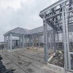 Sleek Light Steel Villa Eco Friendly Prefabricated 3 Floor Container House