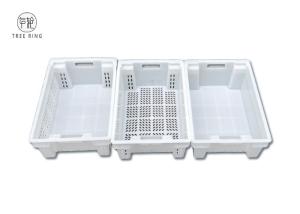 Quality 30 Litres Heavy Duty Plastic Stack Nest Containers For General Food Fishing Processing wholesale