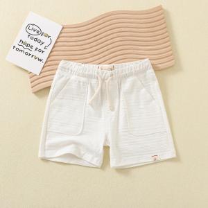 Quality Customized Fabric Color Toddler Baby Boys Girls Solid Color Summer Sport Jogger Active Shorts Pants wholesale