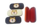 PU Embroidery Kids Hard Shell Eyeglass Cases Children Cartoon Cases