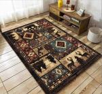North European Ancient Crystal Velvet Floor Carpets For Hotel And Living Room