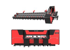 Quality High Accuracy Complete Automatic Sawing Machine 36kW 12000mm Saw Length wholesale