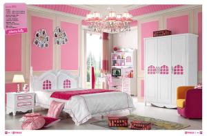 Quality glossy princess painted bed room furniture set,#901 wholesale