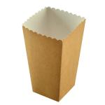 Food French Fries Chicken Packaging Disposable Kraft Paper Box for Benefit of