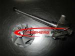 HT15 K418 Turbocharger Shaft And Wheel , Turbine Shaft Wheel