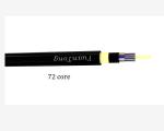 72 Core Aerial 150m Fiber Optic Cable , ADSS Outdoor Communication Fiber Optic