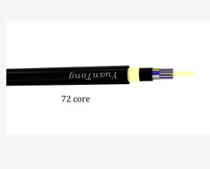 Quality 72 Core Aerial 150m Fiber Optic Cable , ADSS Outdoor Communication Fiber Optic Cable wholesale