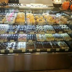 Quality Secop Commercial Refrigerated Pastry Display Case Chiller 4 Layers 22.7 CU.FT wholesale