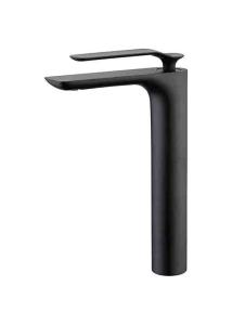 Quality Matt Black Bathroom Mixer Single Lever Brass Hot And Cold Water OEM wholesale