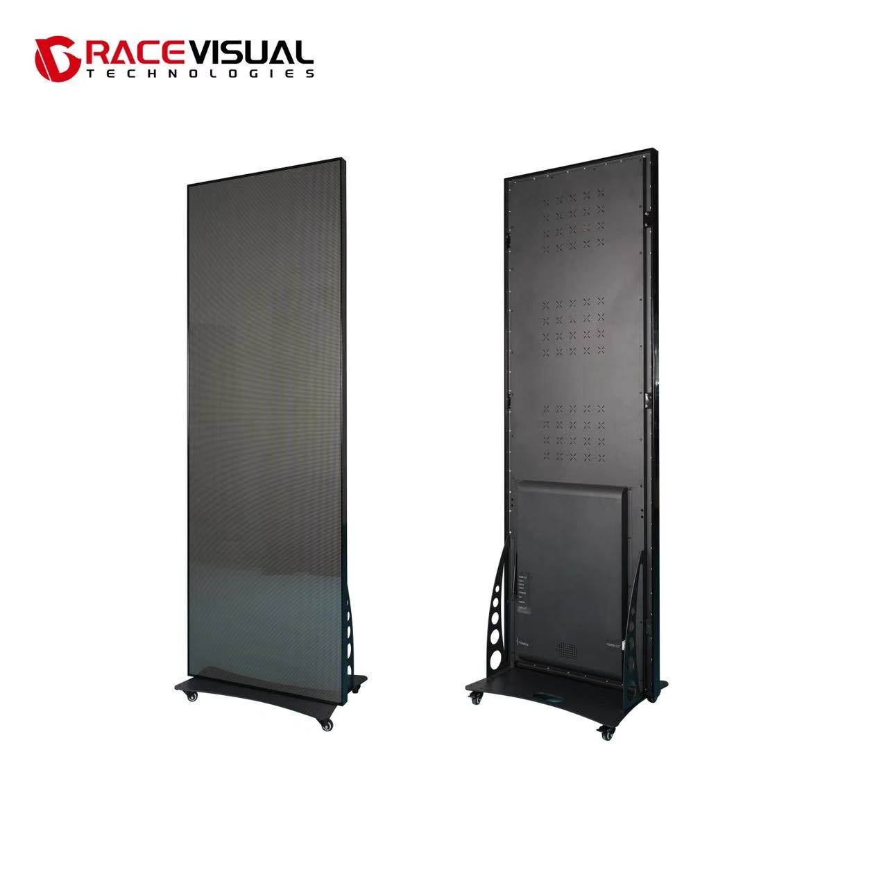 IP Series P2.5 LED Iposter – Floor-Standing Indoor Display with High Contrast, Smart Mobility, and Versatile Advertising Performance