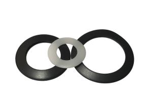 Quality Shore hardness 60 filled PTFE piston rings , 100% testing PTFE fittings parts wholesale