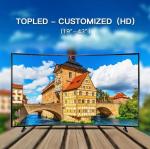 43" Digital Glass TV Stand , UHD Smart LCD Television Led Tv 1920x1080 High