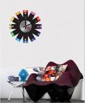 2012 Antique Home Decor Acrylic Wall Sticker Clock 10D046