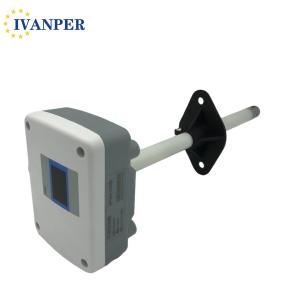 Quality 1M Cable Length Industrial RS485 Modbus 4-20mA Duct Mount Air Velocity Transmitter Sensor wholesale