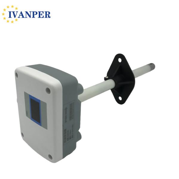 1M Cable Length Industrial RS485 Modbus 4-20mA Duct Mount Air Velocity