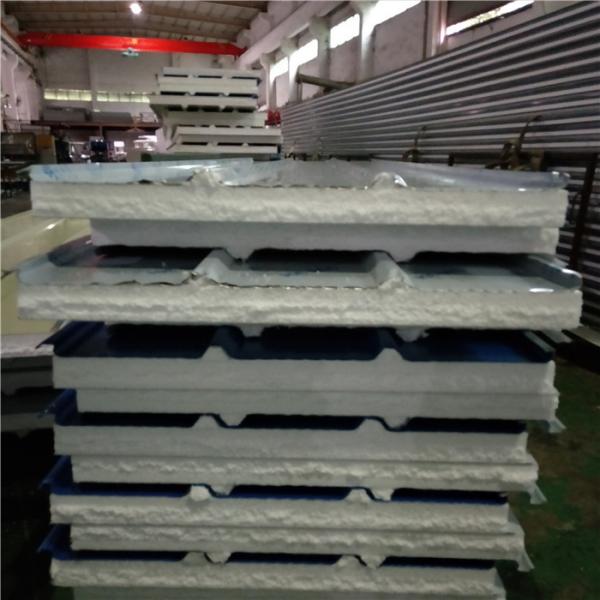 14kg stainless steel insulated eps sandwich roof panel 1050 x 75mm for tiny