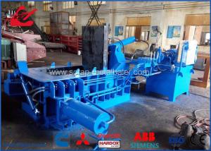 Quality Waste Beverage Cans Hydraulic Scrap Metal Baler With Hand Valve Control wholesale