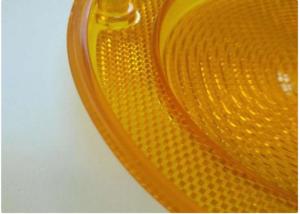 Quality Yellow Car Plastic Molding Lamp Lens Cases , Hot Runner Injection Auto Parts wholesale