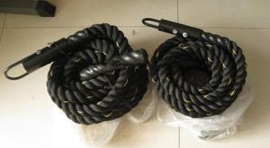 Quality Colored Gymnastics Climbing Rope , Fitness Climbing Rope With Powder Coated Eyelet wholesale