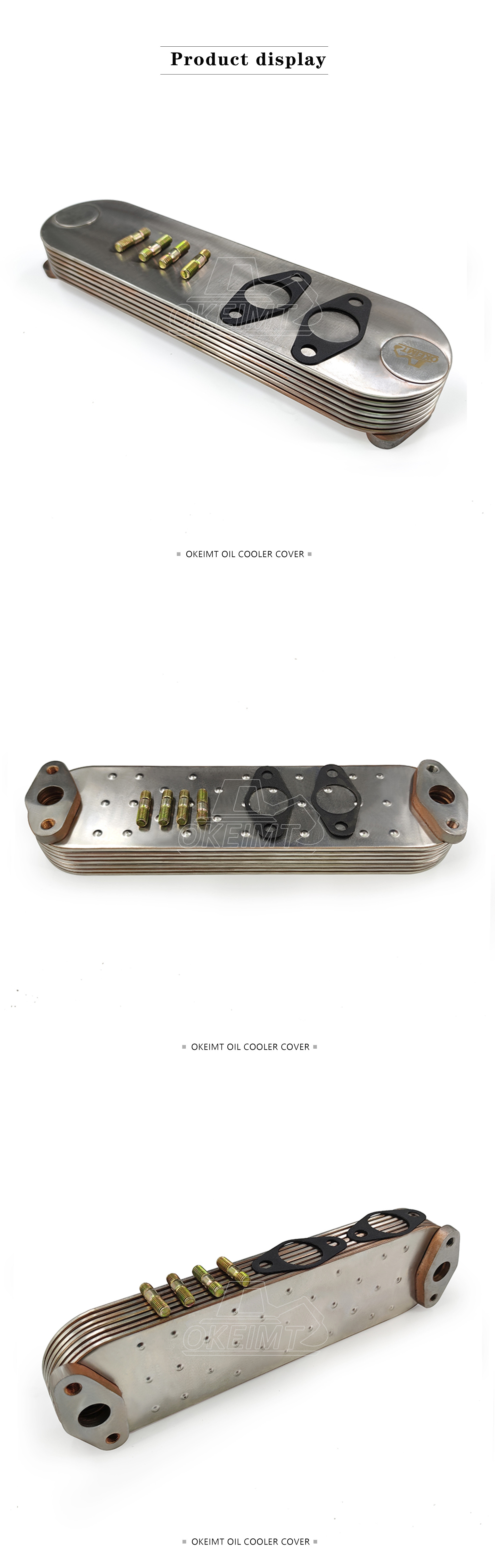 7P Oil Cooler 1-21723039-0 for Isuzu Engine 6SA1 6SD1 Hitachi EX300-2 EX300-3 EX300-5