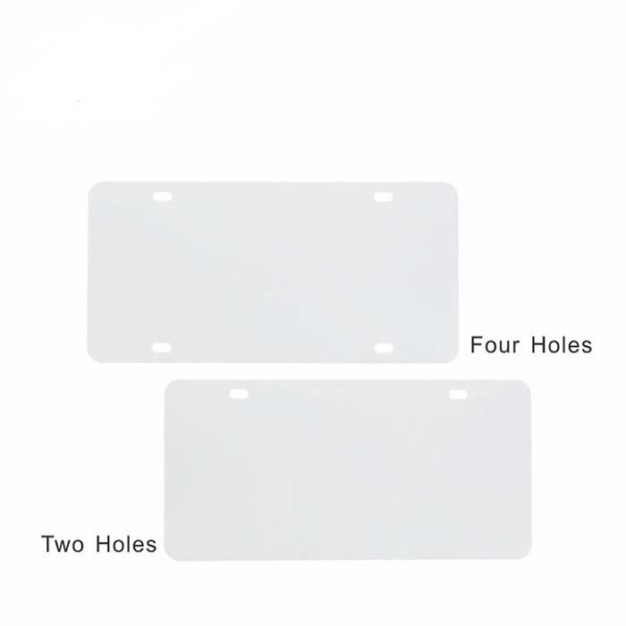 Customized Various Sizes Of Sublimation Blank License Plates And Frames