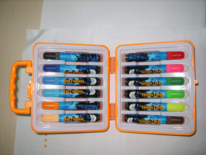 Assorted Colors Water Color Marker Fine Tip Connected Multi Color Marker Pen Supplier