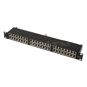 Quality 48-Port Cat6A Shielded Patch Panel 1U 19&quot; Metal Housing Cat5e,Cat6,Cat6A Compatible wholesale