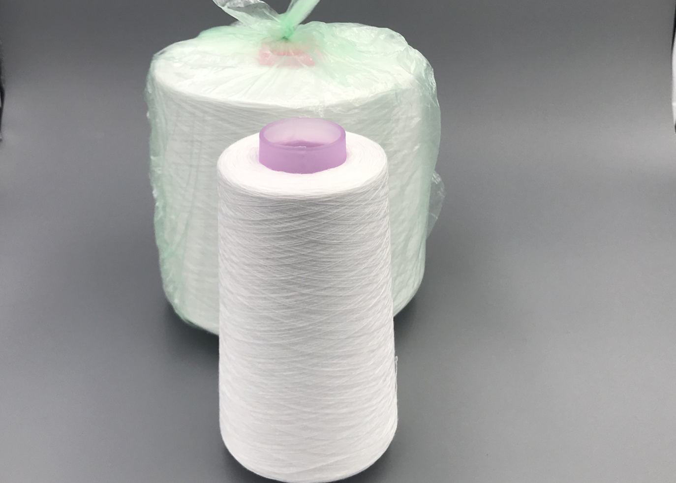 Factory Supply 20/2 JMT Brand High Tenacity Spun Raw White Polyester Yarn