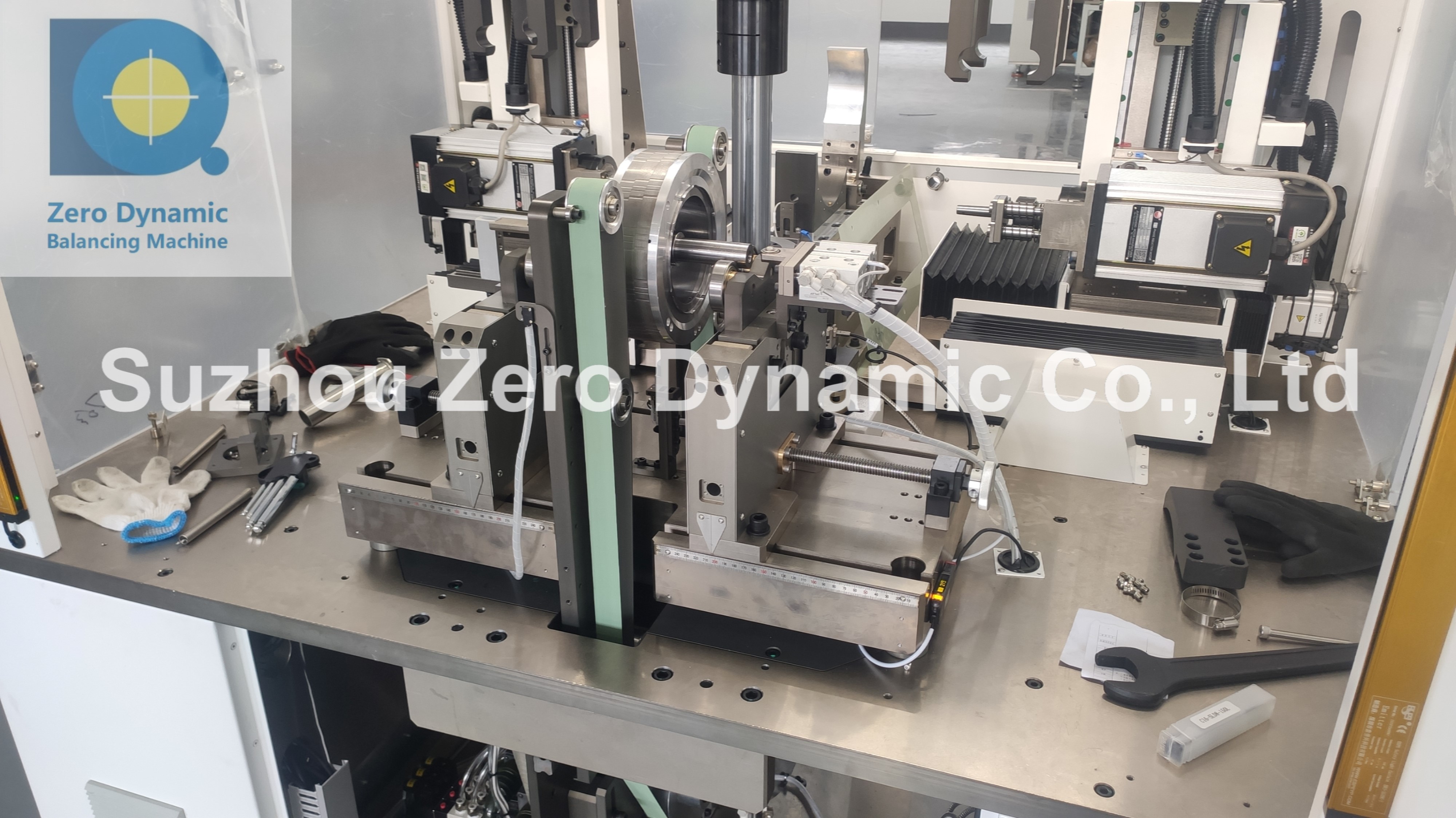 Two Station Electric Tricycle Motor Rotor Balancing Machine End Plane Drilling Correction Balancer